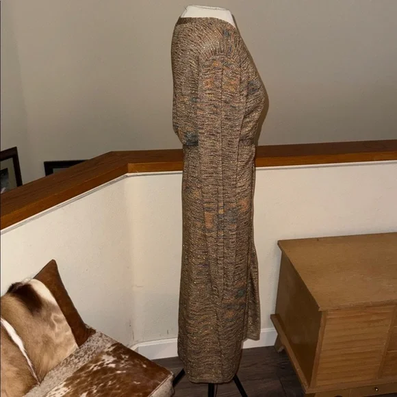 BCBGMaxAzria Shimmering Gold Knit dress - Picture 10 of 12